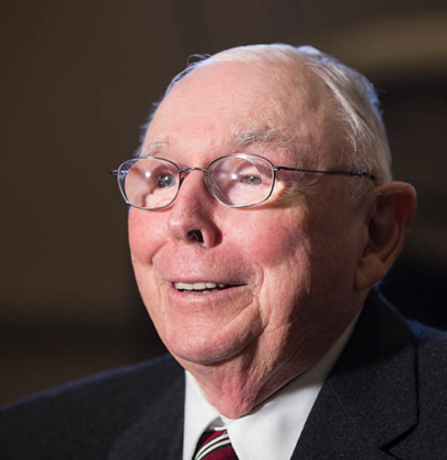 Charlie,munger,,vice,president,of,berkshire,hathaway,is,interviewed,after
